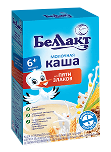 Молочная каша из пяти злаков