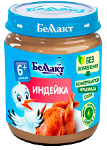 Мясное детское пюре «Беллакт». Индейка