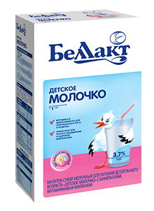 «Детское молочко» с минералами, витаминами и инулином 3,7%
