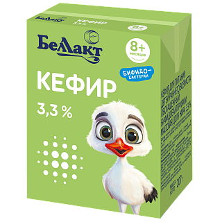 Кефир для питания детей раннего возраста, обогащенный бифидобактериями