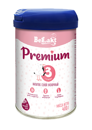 Напиток сухой молочный для питания детей раннего возраста  "Bellakt Premium 3"