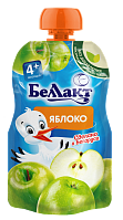 Фруктовые пюре в мягкой упаковке. Яблоко