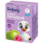 Йогурт для питания детей раннего возраста питьевой «Яблоко-малина» с бифидобактериями