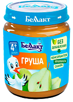 Фруктовое детское пюре «Беллакт». Груша