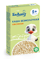Каша сухая безмолочная быстрорастворимая для детского питания овсяная с пребиотиком