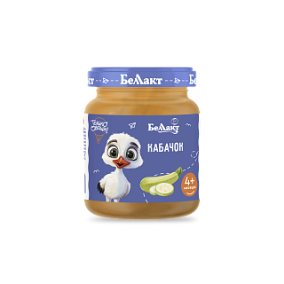 Овощное детское пюре «Беллакт». Кабачок