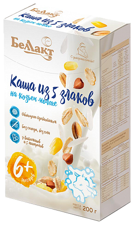 Каша из 5 злаков на козьем молоке