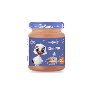 Мясное детское пюре «Беллакт». Свинина