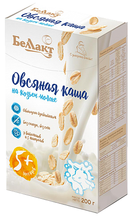 Овсяная каша на козьем молоке
