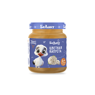 Овощное детское пюре «Беллакт». Цветная капуста
