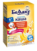 Молочная морковно-бананово-рисовая каша