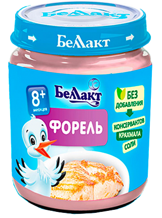 Пюре из форели