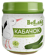 Овощное детское пюре «Беллакт». Кабачок